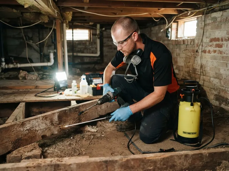 Structural Wood-Boring Beetle Remediation in Houston, TX
